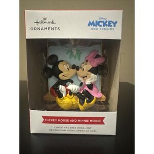 NEW Hallmark Disney Mickey Mouse and Minnie on Swing Christmas Ornament 3HCM3403